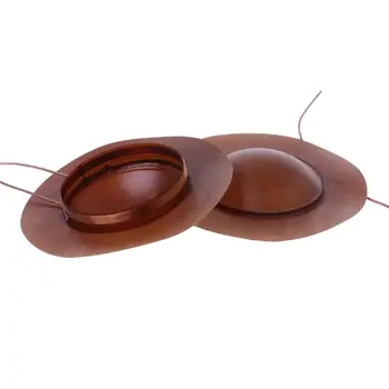 

2pcs 25.5mm Tweeter Voice Coil Horn Treble Speaker Resin Sound Film Diaphragm