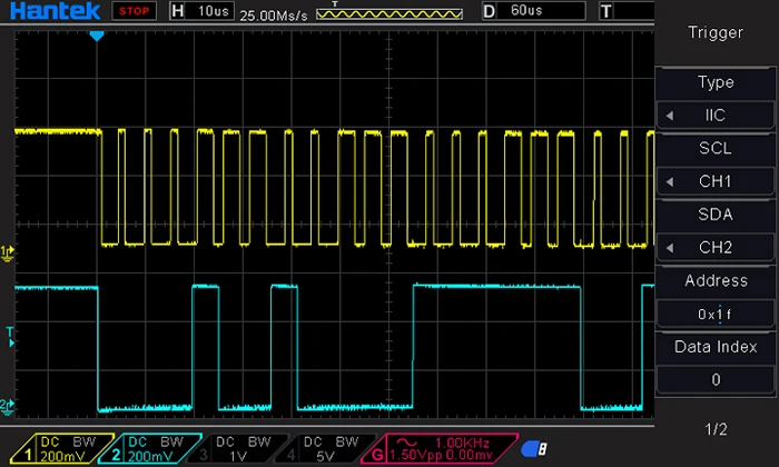 Hantek DSO4104B цифровая Банкетка с нишей Тип осциллографа 100 МГц 4 канала 500uV/div 1GSa/s " TFT lcd запись Длина 64K USB