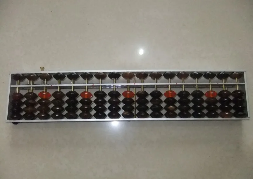 

17 column High quality aluminium Abacus with OX horn beads Chinese soroban Tool In Mathematics Education for student XMF036