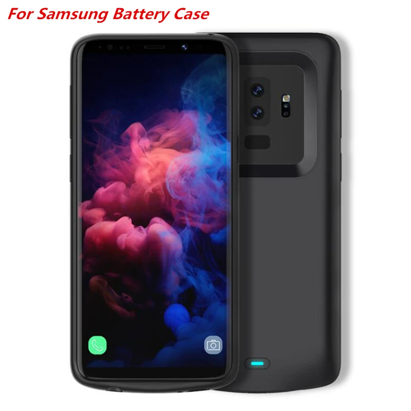 Battery Case For Samsung Galaxy S6 S6 Edge S9 S8 Plus Soft TPU Charging Phone Power Cover For Samsung Note 8 Note 9 Battery Case