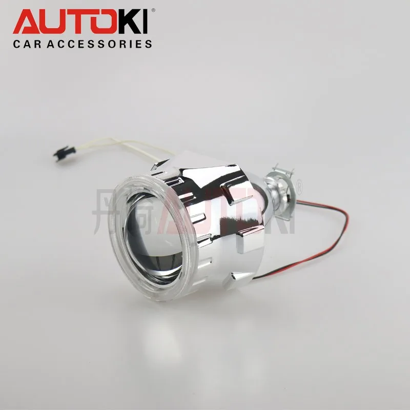 2.5 дюйм(ов) мини Bi Xenon HID объектив проектора + ксеноновая лампа CCFL Ангел глаз Halo для