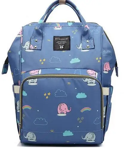 Мода Мумия подгузник для беременных подгузник сумка большая детская сумка для кормления дорожный рюкзак дизайнерская сумка для ребенка уход Единорог - Цвет: 8