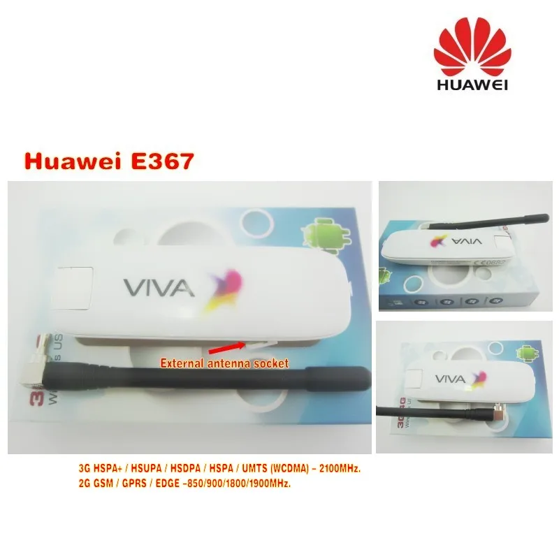 20 шт./комплект разблокированный Беспроводной usb модем Huawei E367 3G + антенна 3g|3g wireless