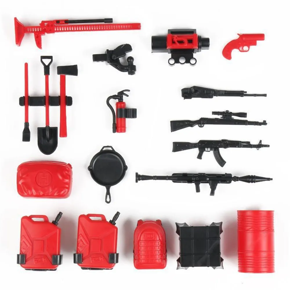 

20PCS Decoration Tools for WPL B16 B36 C34 C24 JJRC Q65 4WD 6WD Car Spare Parts 1/16 RC Car Truck Parts