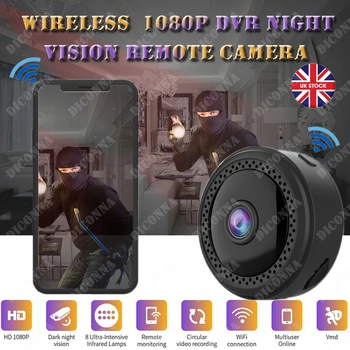 

Mini Camera HD 1080P Wireless Wifi IP Camera Home Security DVR Night Vision Remote Wireless HD Camera For Android iOS 3D20