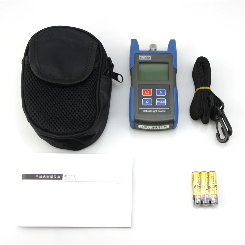 

Free Shipping Handheld Mini TL512 Optical Light Source Singlemode 1310/1550nm