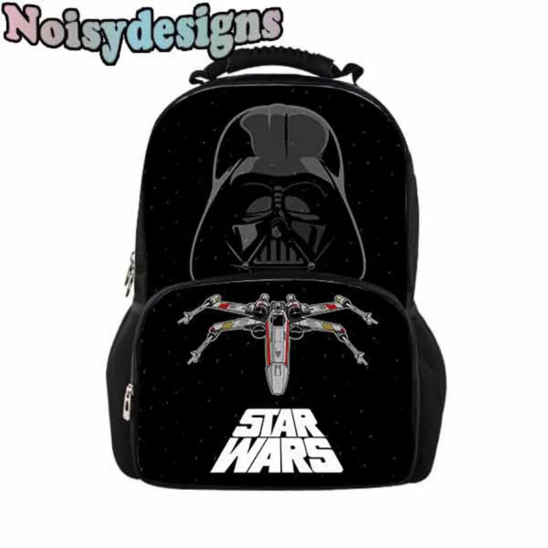 

Large Men Backpacks Designer Star Wars Cartoon Printed Bag Students Girls Boys School Bags Fashion Women's Canvas Laptop Bookbag