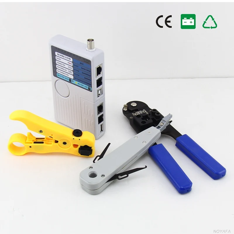 NOYAFA NF-1202 4in1 Attrezzo di Piegatura RJ45 Wire Tracker Diagnosticare I Toni Finder Kit Corsia di Cavo di Rete Tester Rede Originale Cornici e articoli da esposizione
