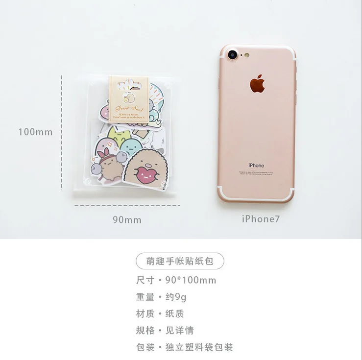 Kawaii Cartoon Korean Stickers Sumikko Gurashi Scrapbook Food Flower Rabbit Stickers Paper Cute Gudetama Stickers