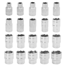 Стандартный гнездо для ключ, дюймовый стандарт 1/" накопитель 8-32 мм метрических мм 6 точечный мост гайка с шестигранной головкой