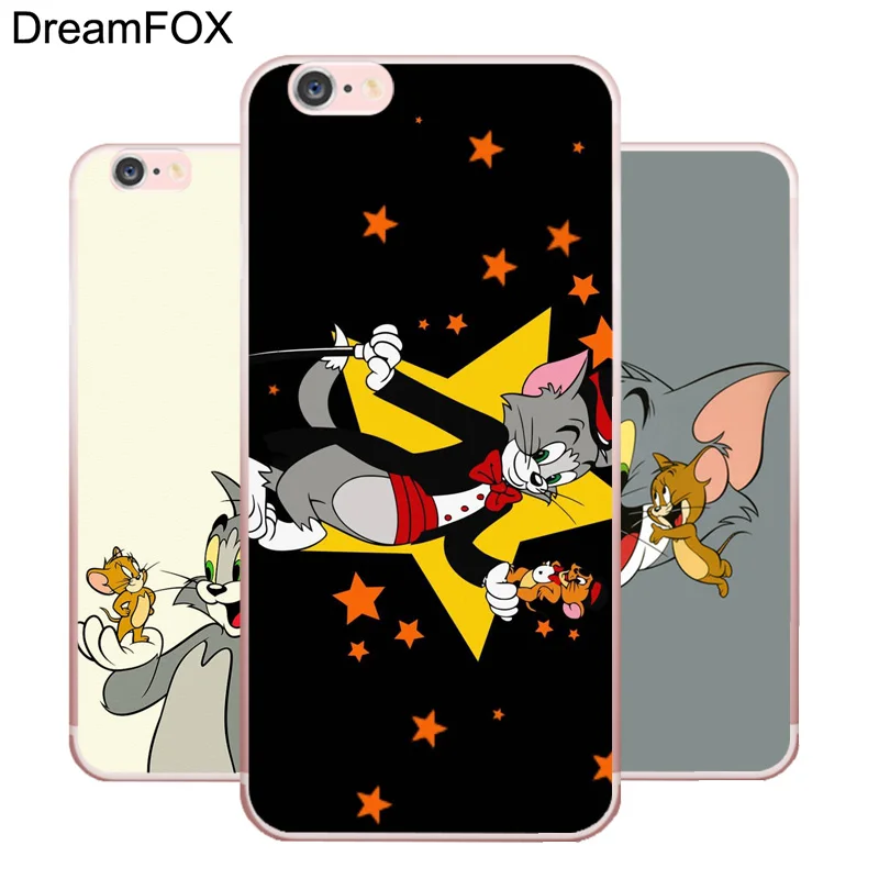 DREAMFOX L355 Tom And Jerry Soft TPU Silicone Case Cover For Apple iPhone XR XS Max 8 X 7 6 6S Plus 5 5S SE 5C 4 4S |