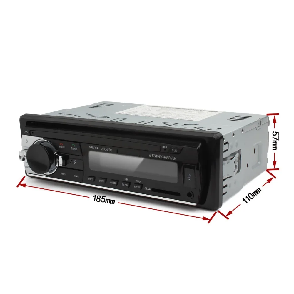 Авторадио 12 в цифровой автомобильный Радио Bluetooth музыка стерео аудио MP3 USB SD FM