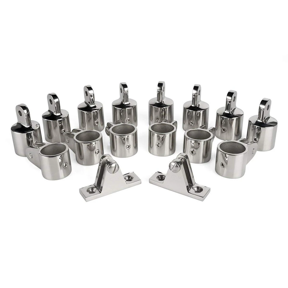 16pcs/Set 25mm 1&quot Marine Boat 3 Bow Bimini Top Stainless Steel Fittings Hardware Set | Автомобили и мотоциклы