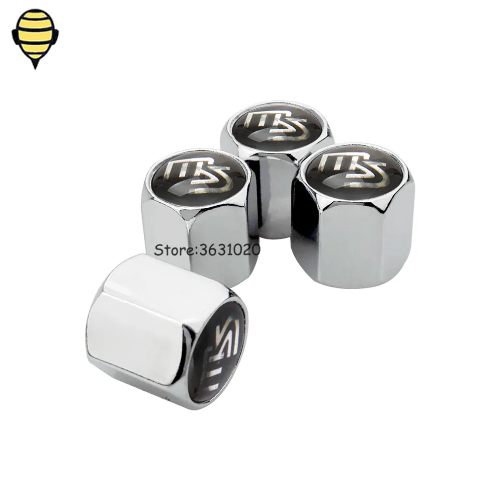 

Car Accessories Auto Wheels Tire Valve Stem Caps Sticker for MS logo for Mazda Speed Mazda 2 3 5 6 CX-5 CX7 CX-9 MX3 MX5 Protege