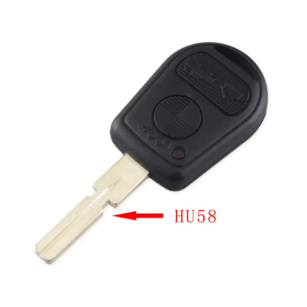 Сменный чехол для ключей с 3 кнопками для BMW E31 E32 E34 E36 E38 E39 E46 Z3, чехол для автомобильного ключа - Количество кнопок: 2 Кнопки