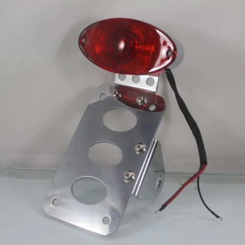 

Motorcycle Chrome License Plate Bracket Side Mounting Tail Brake Light Bike Chopper Cruiser Bobber Chopper Touring Custom