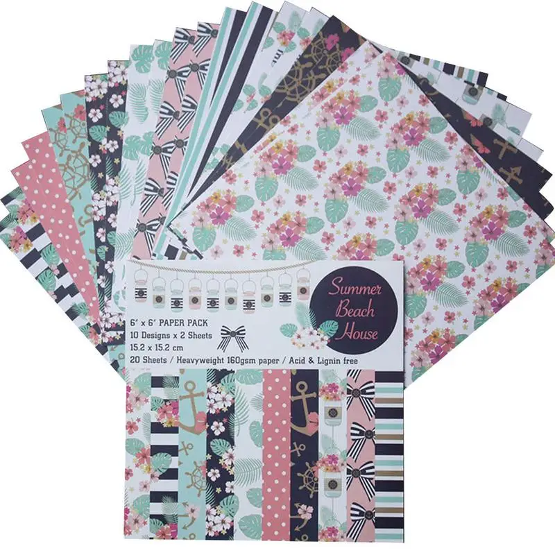 Buy 24Pcs/Set 6 Inch Paper Craft DIY Album