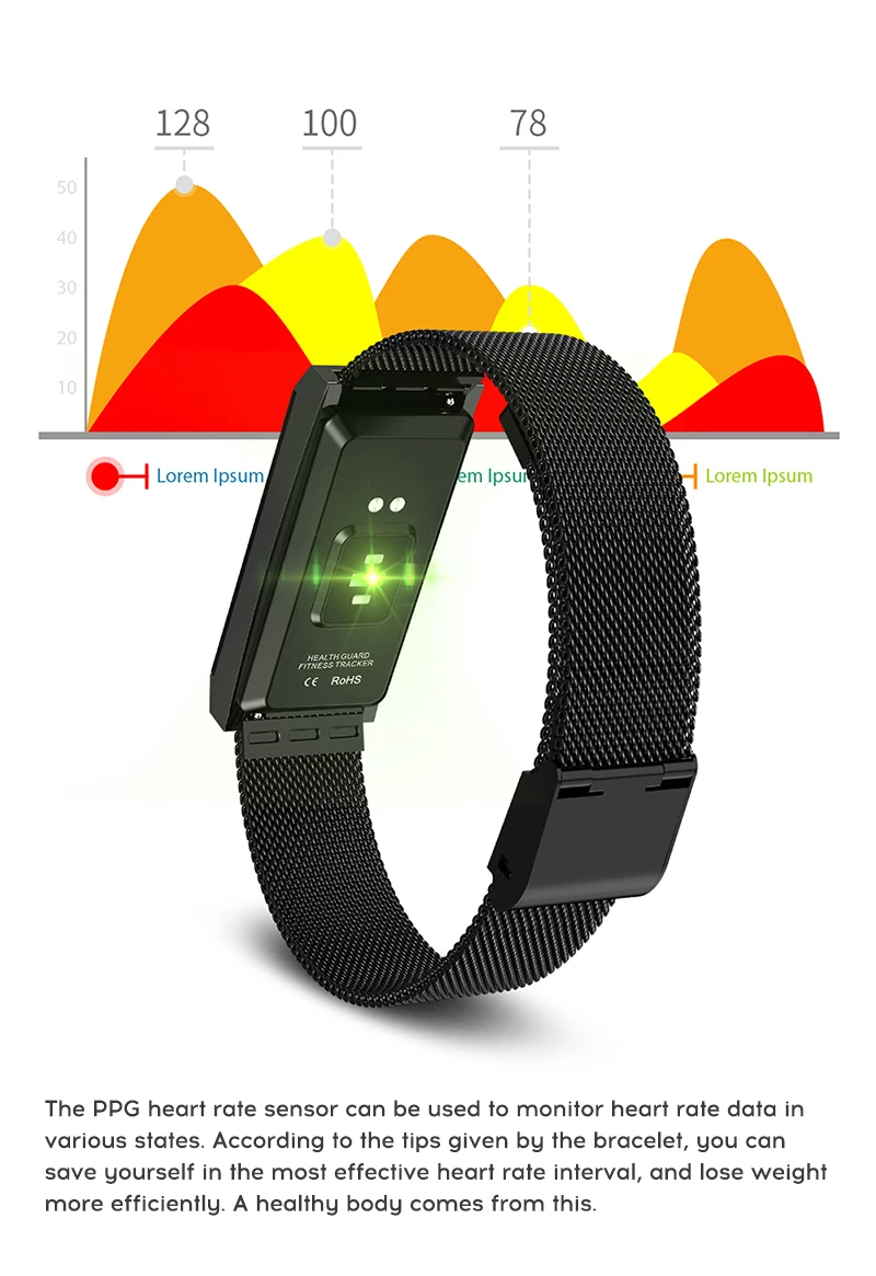 MAFAM Luxury Women Smart Bracelet IP68 Waterproof Fitness Tracker Heart Rate Blood Pressure Monitor Sport Smart Watch Band Clock (12)