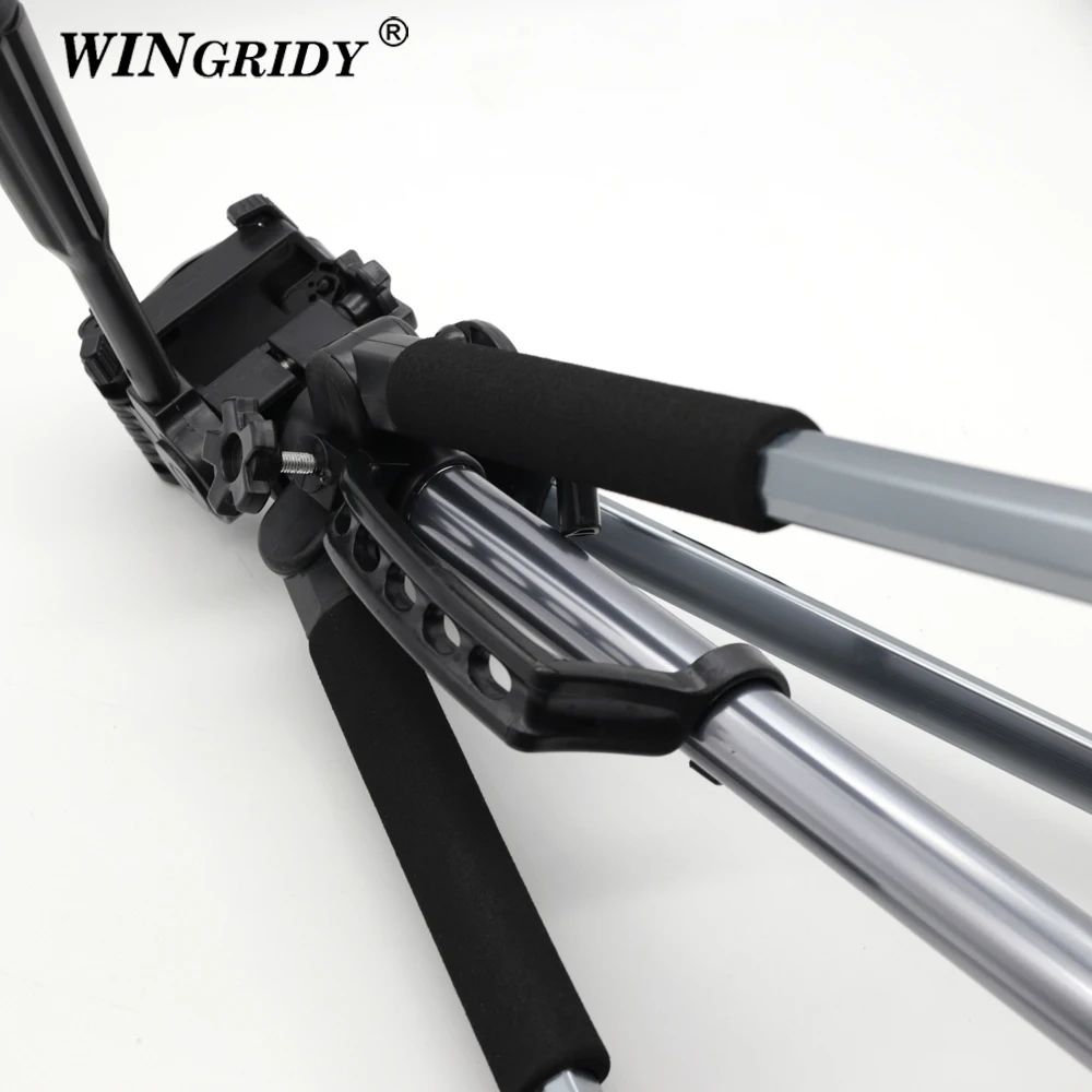 WINGRIDY BJ-1200 Профессиональный портативный легкий дорожный алюминиевый штатив для камеры с панорамной головкой для смартфона SLR DSLR цифровой камеры