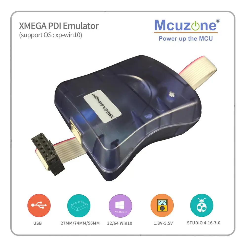 Бесплатная доставка ATxmega PDI Эмулятор программист ATXMEGA128A1U 256A3U 64A3U ATXMEGA32A4U ATXMEGA32D4 AVR