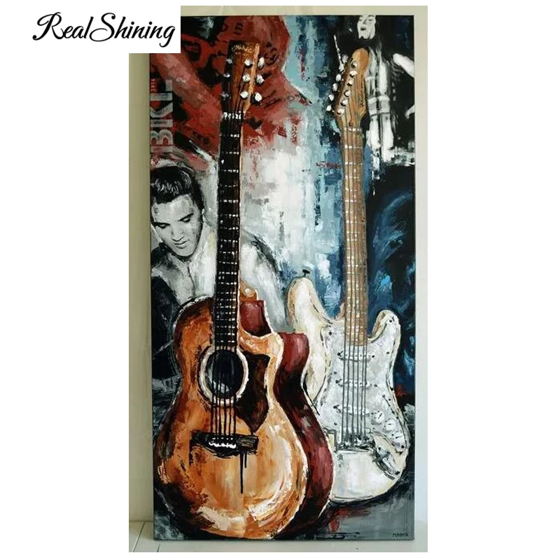 

5d diy Cross Stitch Famous Singer Play Guitar diamond painting full square/round diamond Embroidery Patterns Rhinestones FS4097