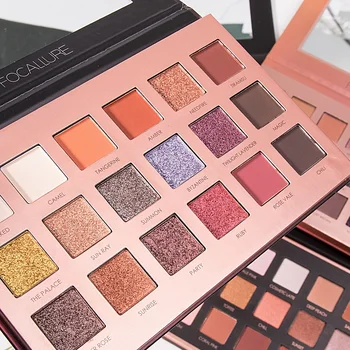 

Focallure Matte Eyeshadow Palette 18Colors With Eye Shadow Brushes Shimmer Eye Beauty Makeup