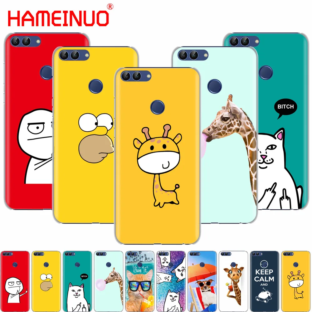 Чехол для мобильного телефона hameynuo funny cute fashion design huawei Honor 7C Y5 Y625 Y635 Y6 Y7 Y9 2017 2018