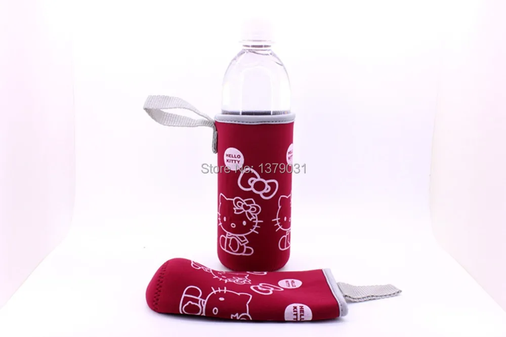 

Hello Kitty Cartoon cup sets Mug sets Beer sets Neoprene Cup sets / 2pcs red