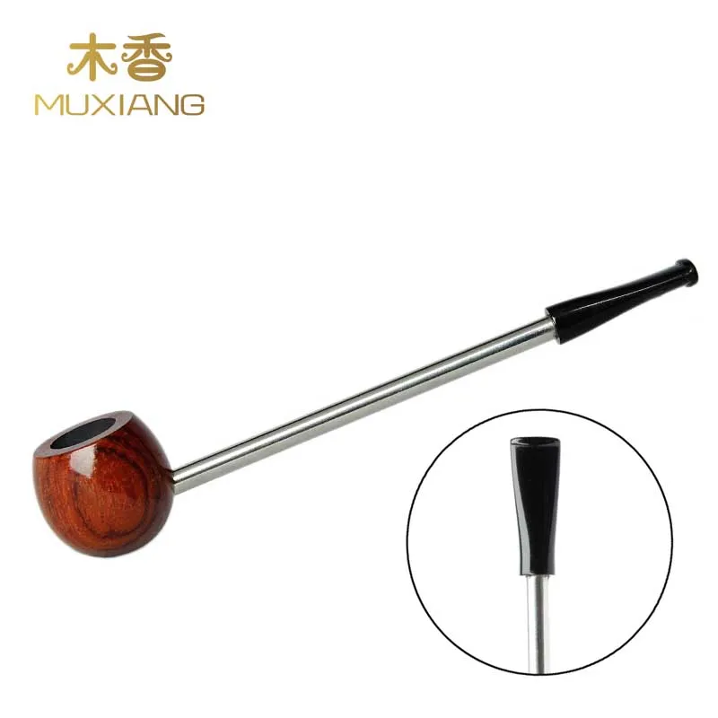 zt1 MUXIANG Long Straight Shank Popeye Type Rosewood Mini Tobacco Pipe Cigarettes Pipe Portable Beginner Smoking Pipe China