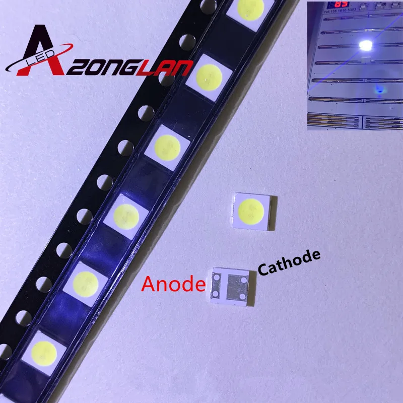 Диоды ТВ ПОДСВЕТКА 1 Вт 3В 3535 SMD LED Televisao холодный белый 100лм 3537 с подсветкой LCD