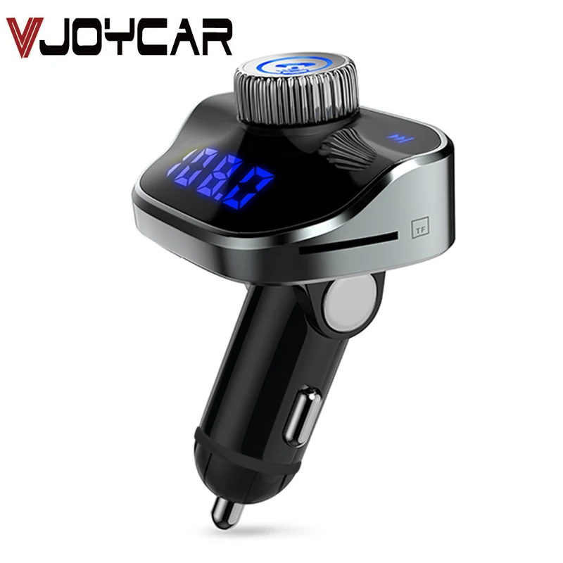 VJOYCAR беспроводной Bluetooth Автомобильный FM передатчик Aux MP3 плеер Автомобильное