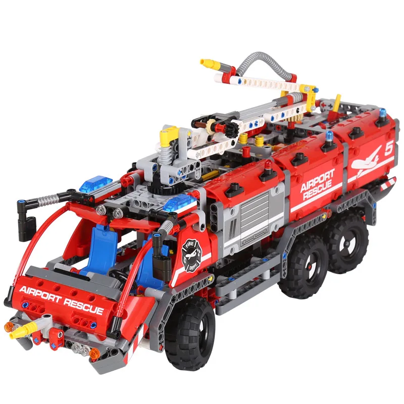 Model Building Blocks kits toys City Rescue Vehicle compatible with legoing Technic Series Educational toys hobbies for children Model Building Blocks kits toys City Rescue Vehicle compatible with legoing Technic Series Educational toys hobbies for children