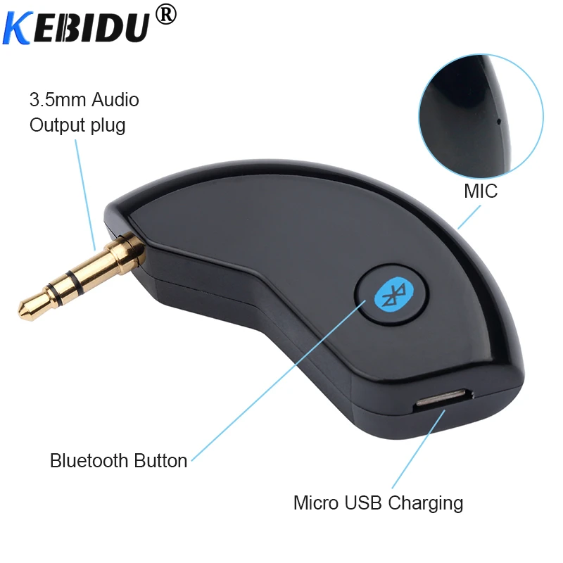 Автомобильный bluetooth ресивер 3 5 мм аудиоресивер Aux Mini Bluetooth передатчик громкая