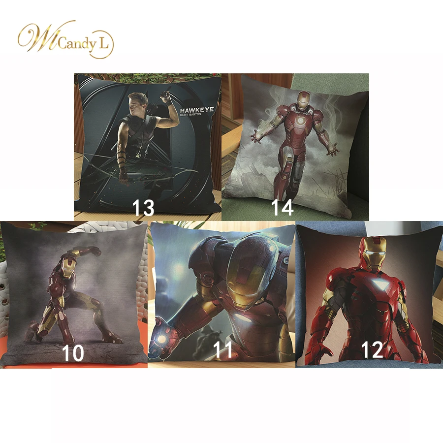 WL Candy L мультяшный супергерой Marvel Heroes диванная подушка с наволочкой чехол