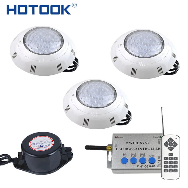 Комплект подводного освещения для бассейна 2 6 шт. IP68 провода|rgb led pool light|led poolled light |