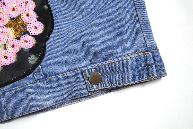 Unicorn Pearls Ripped Denim Jacket -Unicorn Fashion HTB1Q7eFFGSWBuNjSsrbq6y0mVXaJ