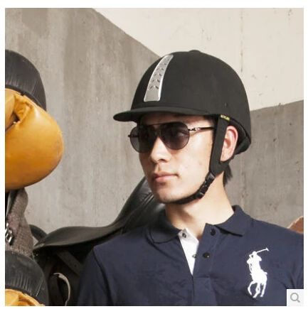 Equestrian helmet velvet riding hat 