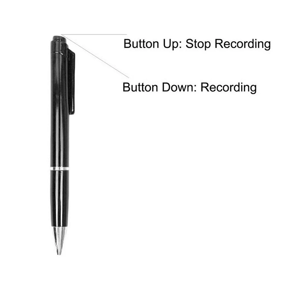 Профессиональный цифровой диктофон дистанционный HD записывающая ручка аудио рекордер шумоподавление мини-инструмент для получения доказательства