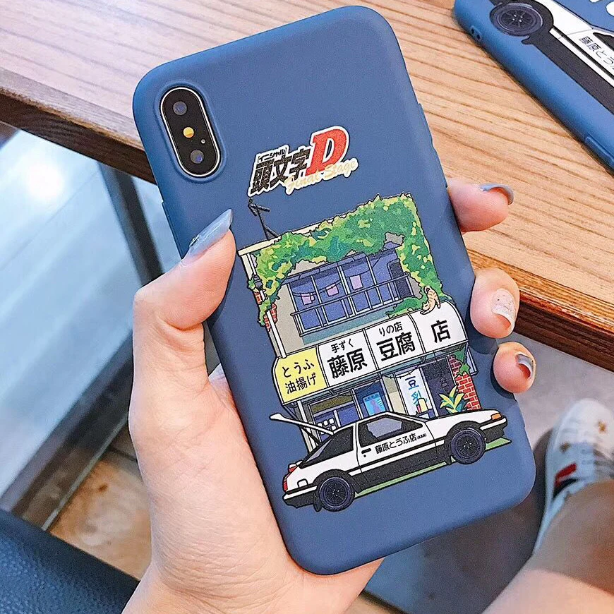 D супер автомобиль AE86 чехол для телефона iPhone 6 6s 7 8 Plus 11 Pro X XS Max XR Мягкий Силиконовый ТПУ анимационный чехол