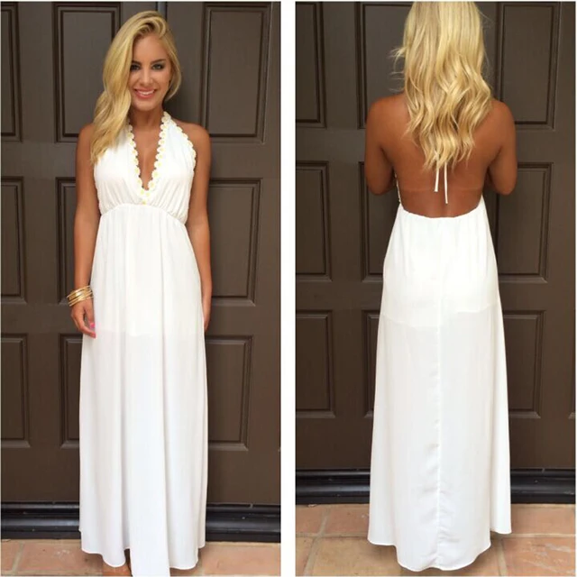 spaghetti strap sundress long