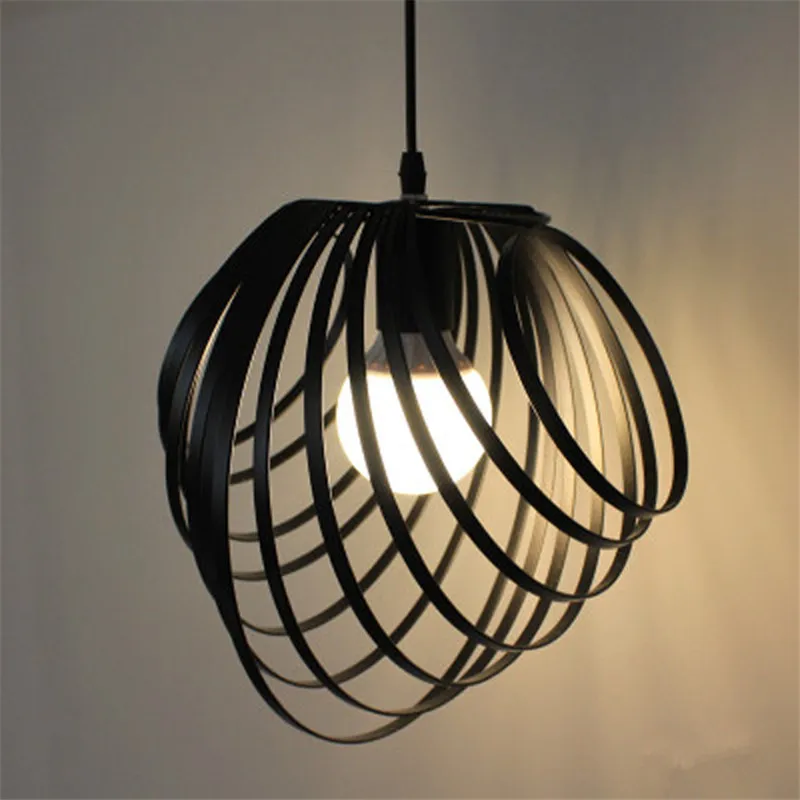 Vintage Pendant Light Creative Shell Shaped Iron Chandelier Ceiling Lamp Coffee Room Decor Light Fixture Household Lighting Lamp afbeelding