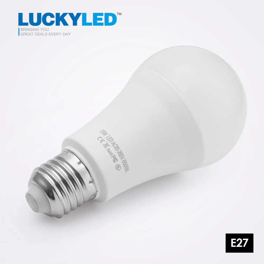 LUCKY светодиодный брендовый светильник E27 3 Вт 5 7 9 12 15 AC 220 В 240 алюминиевый