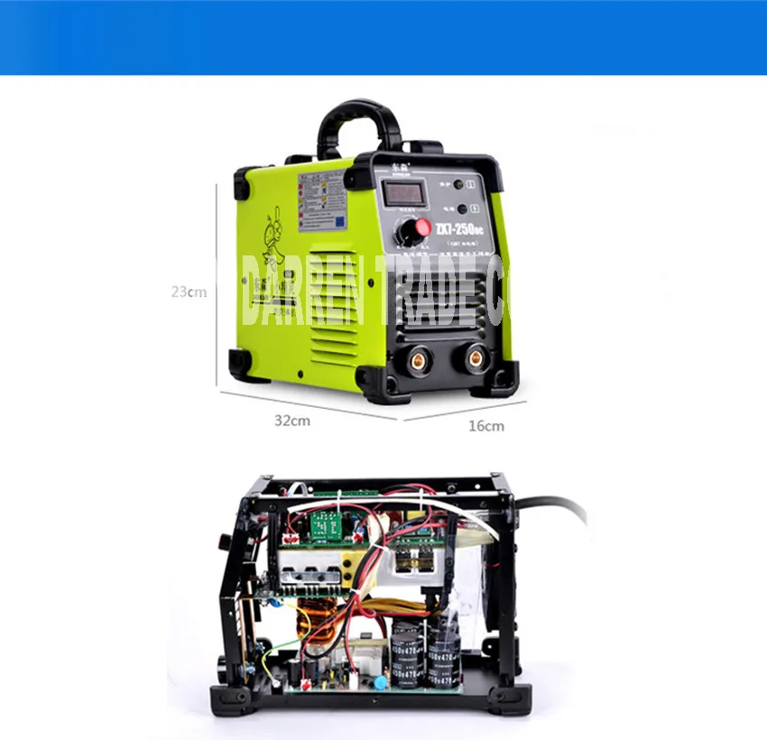 Новый портативный 220/380 в двойной Напряжение IGBT инвертор сварочный аппарат ZX7-250DC 250Amp сварки, сварщиков гладить в виде ракушки