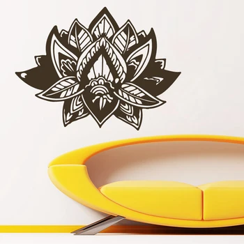 

Buddha Quotes Namaste Wall Decals Yoga Mandala Wall Stickers Living Rooms DIY Home Decor Yoga Lotus Decoration