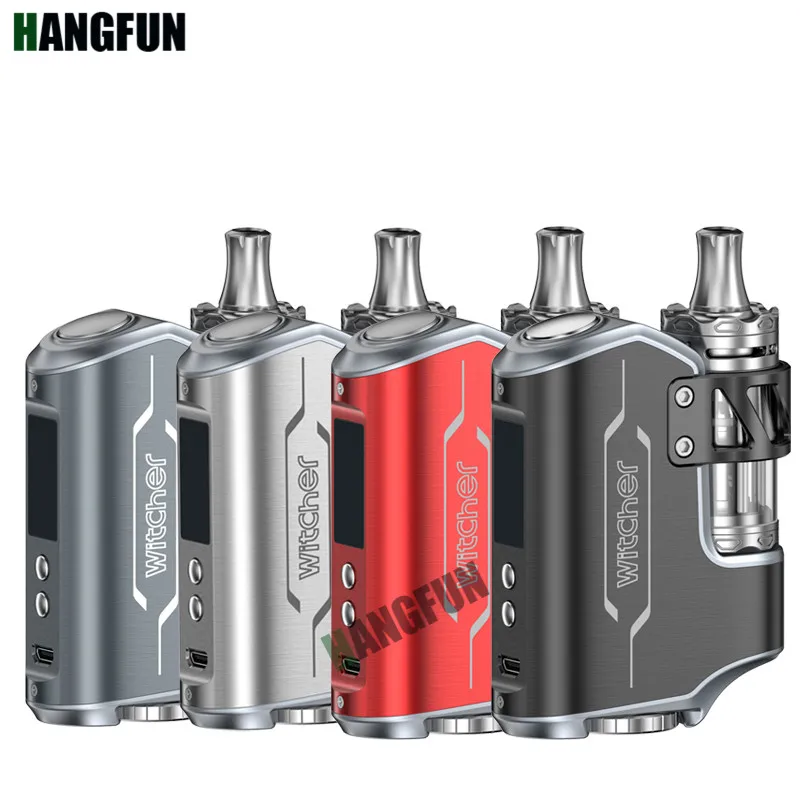  Original ROFVAPE Electronic Cigarette Witcher 75W BOX MOD Kit E Cigarette Witcher Mod TC Kit Submerged Atomizer 5.5ml 4 Colors 