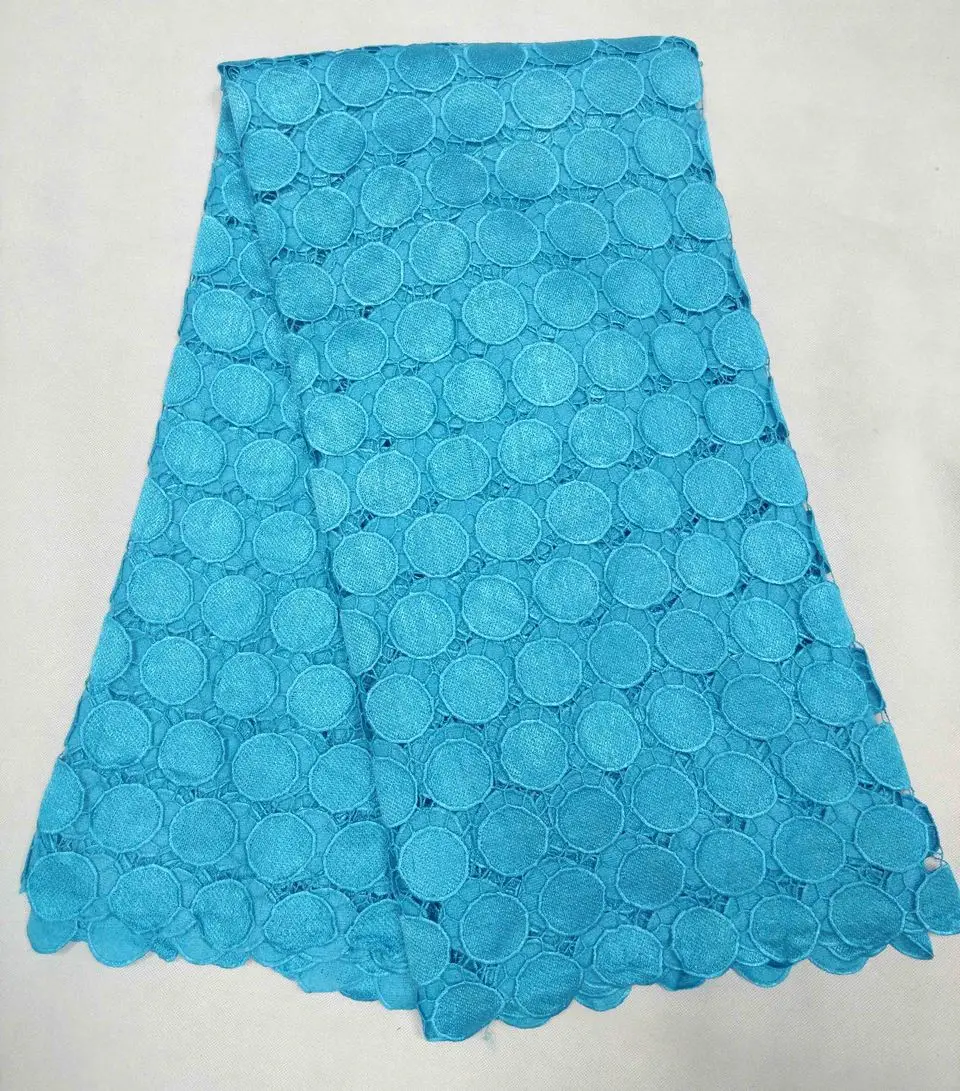 

new arrival african lace fabrics high quality multi color cord lace guipure lace fabric for party dress M10405 free by DHL