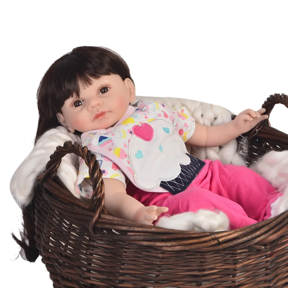 55 см кукла силиконовая ручной работы Reborn Baby 22 &quotигрушка bonecas новорожденный