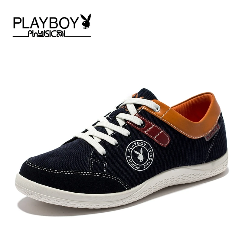 ФОТО PLAYBOY men's Genuine Leather casual shoes new 2016 dandy spring  wear breathable shoes boys  fashion men's daily 61015