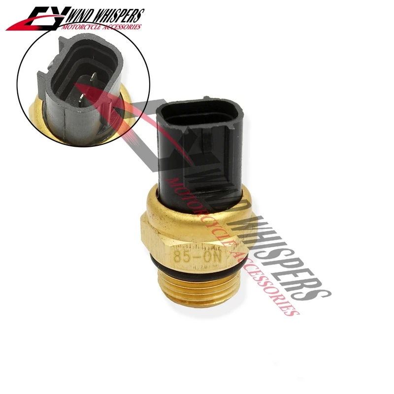 Double Plugs Water Tank Coolant Temperature Radiator Fan Sensor Switch