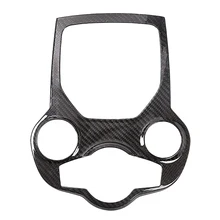 Настоящая карбоновая Автомобильная центральная консоль для салона переключения передач Панель Крышка Накладка для Alfa Romeo Giulia Stelvio- авто аксессуары